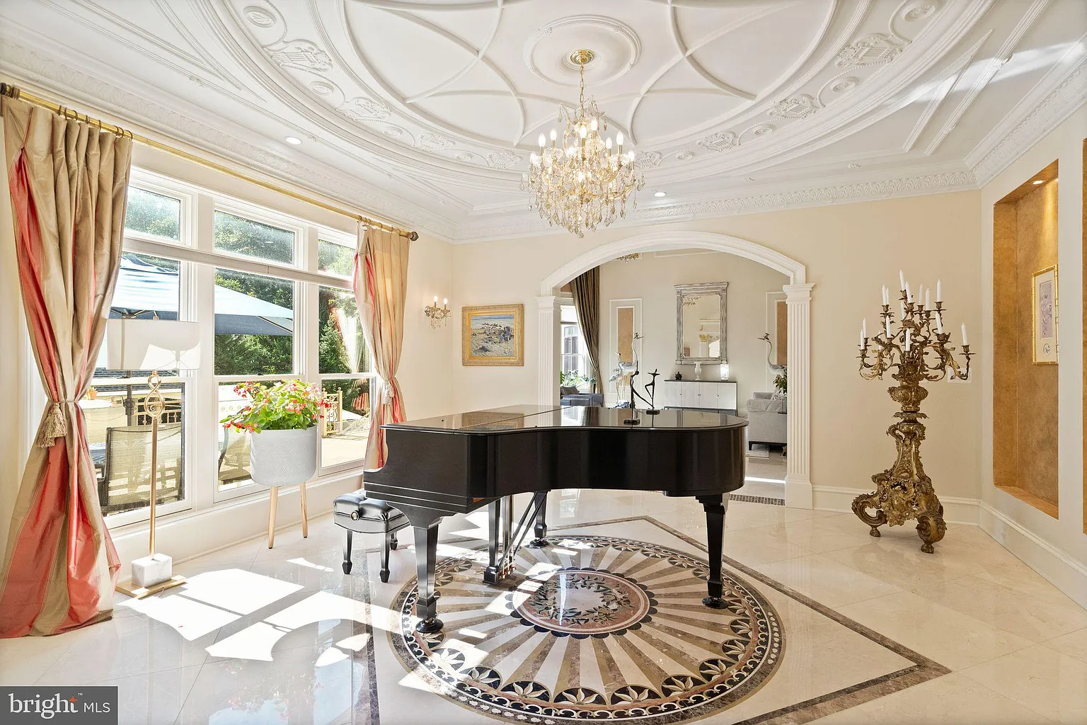 Interior of the private residence