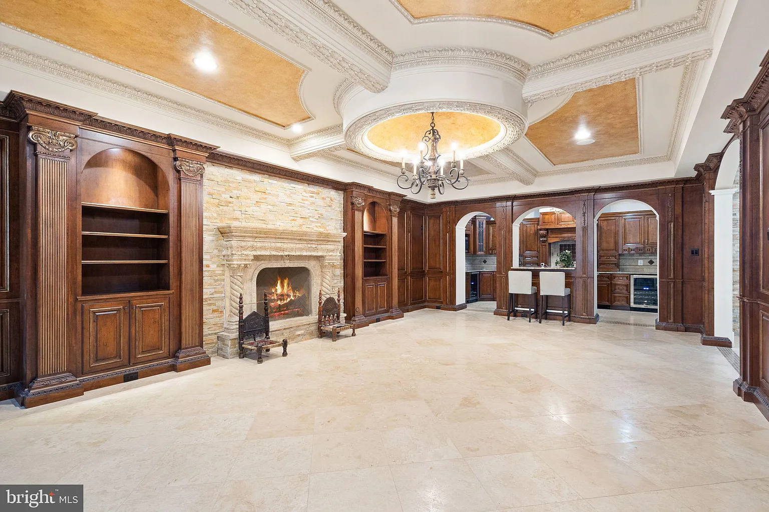 Interior of the private residence