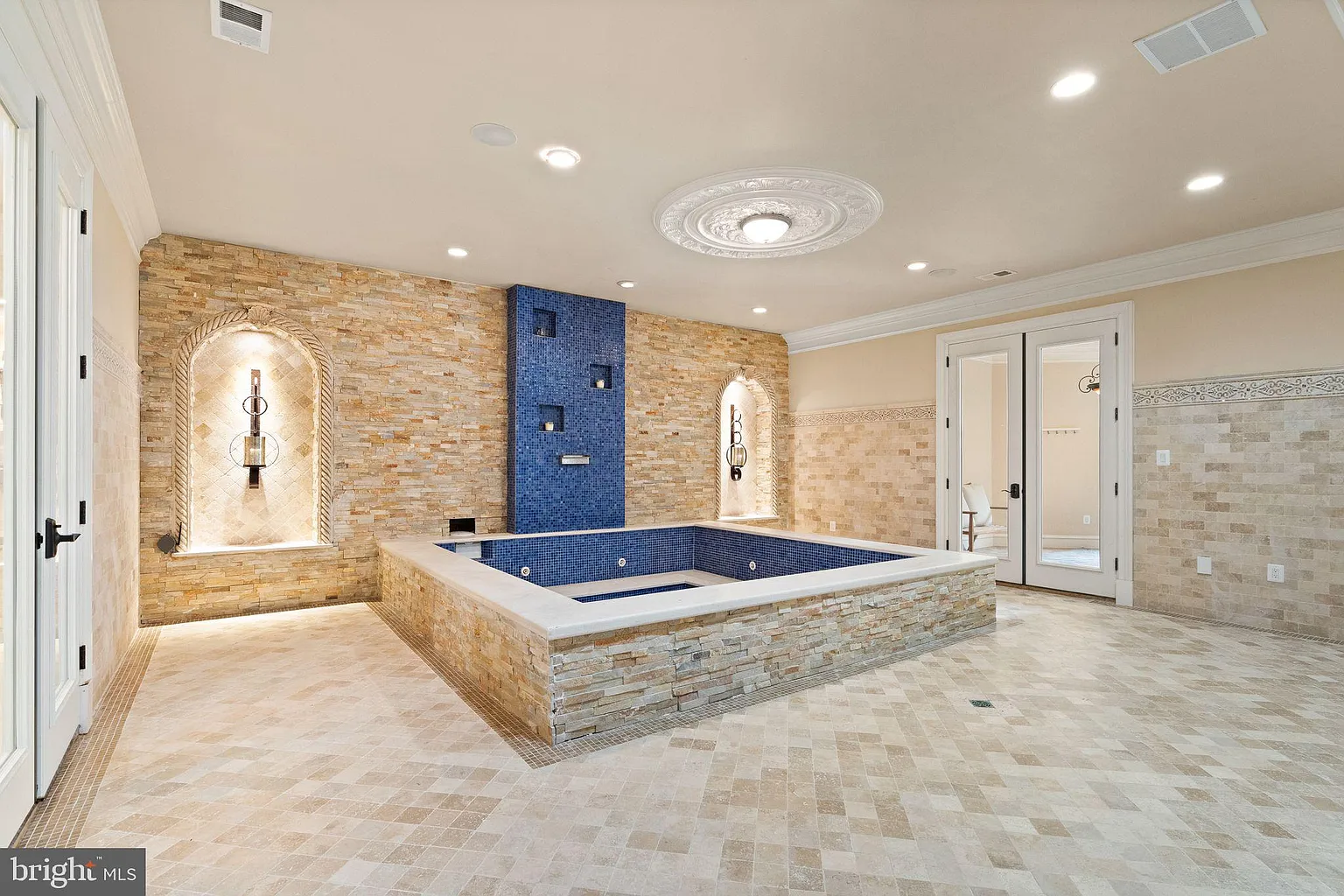 Interior of the private residence