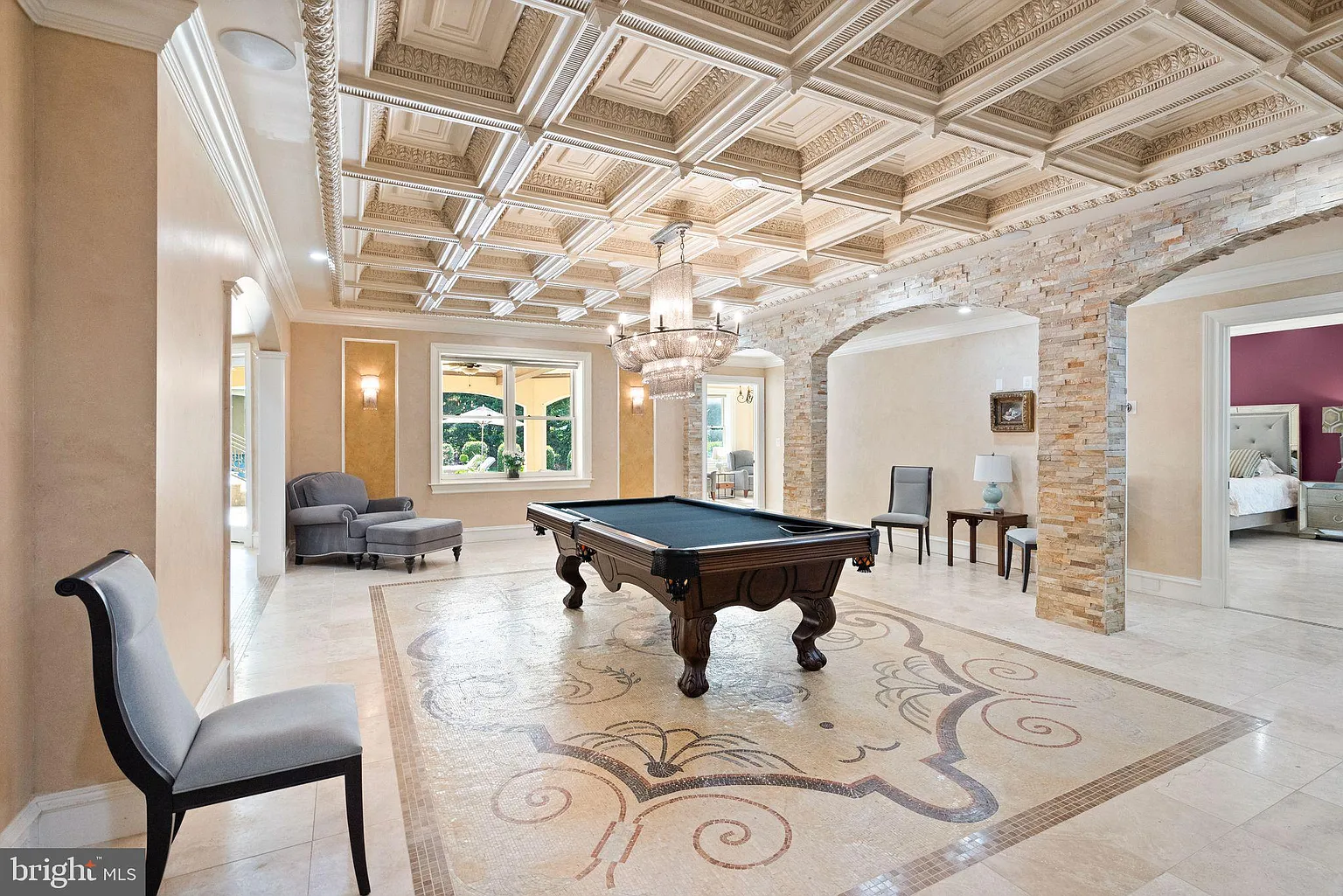 Interior of the private residence