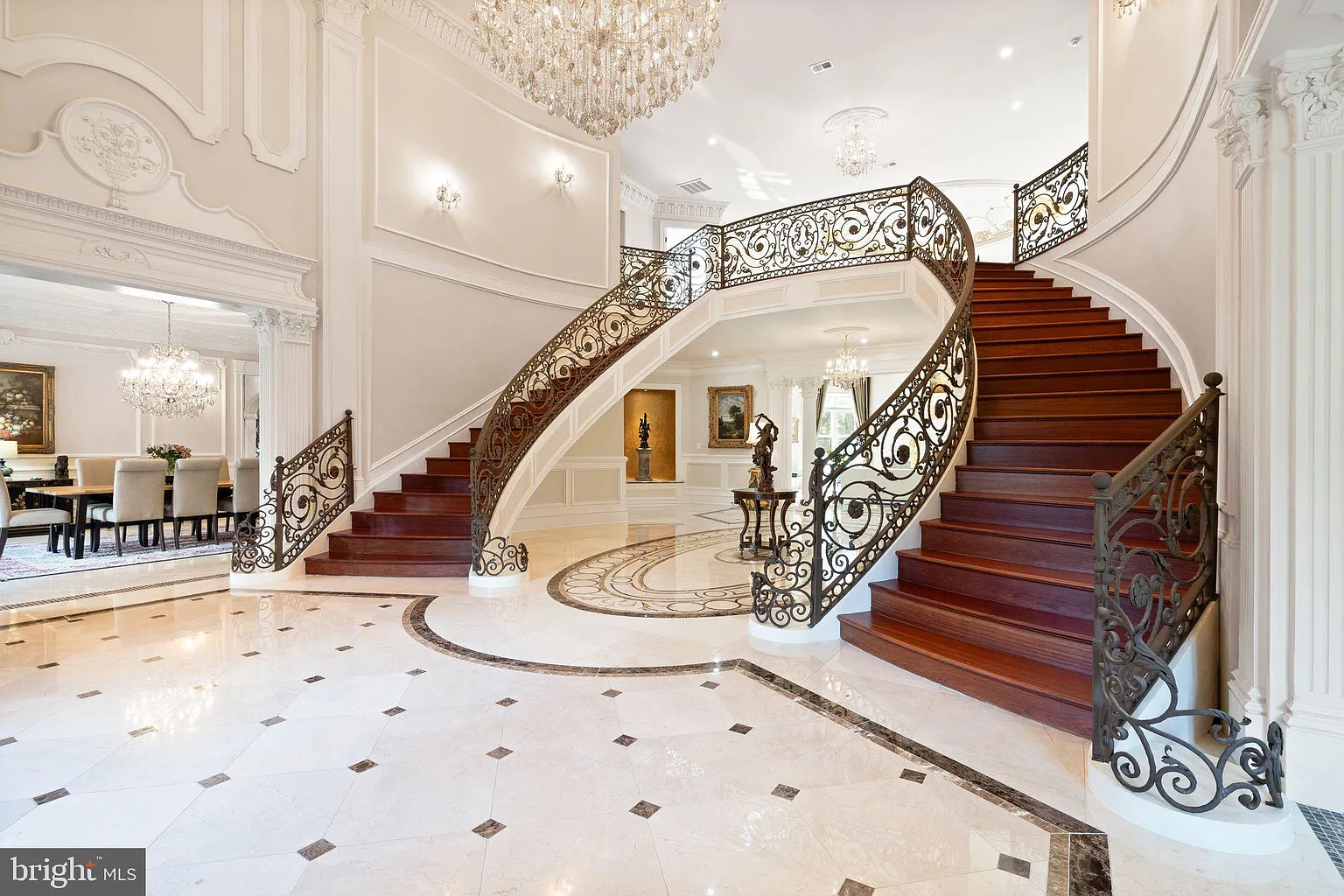 Interior of the private residence