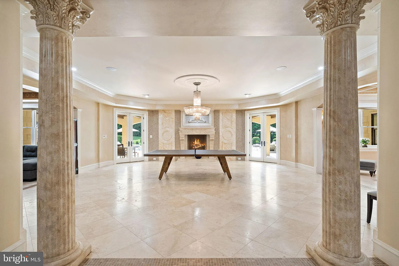 Interior of the private residence