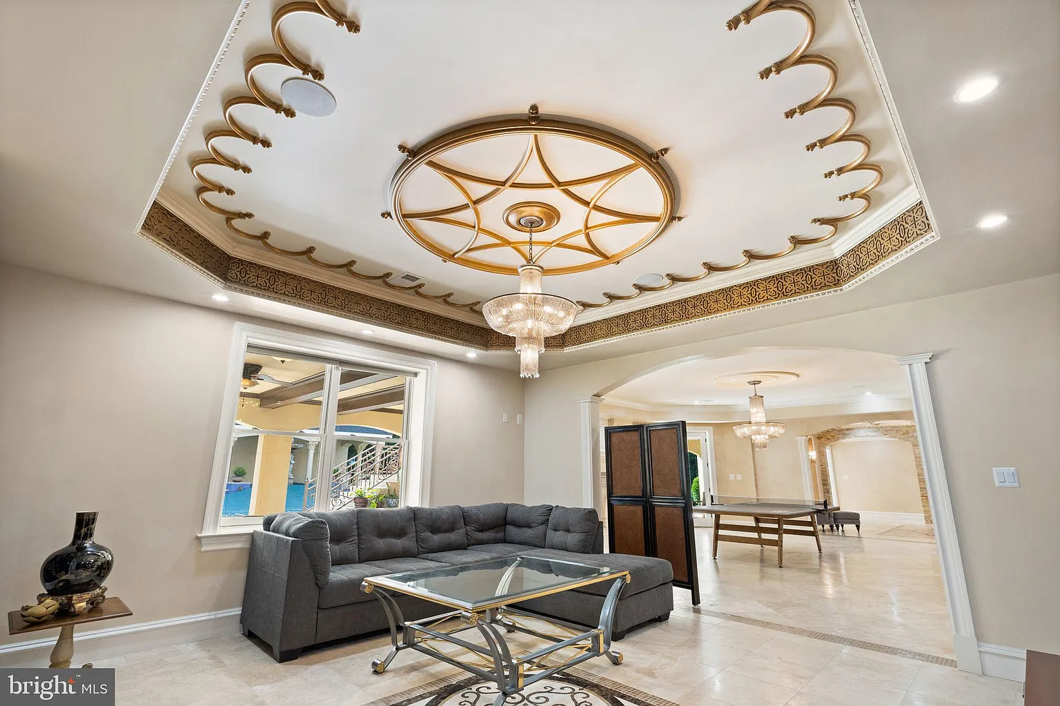 Interior of the private residence