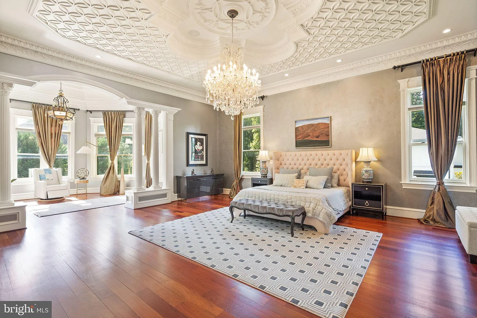 Interior of the private residence