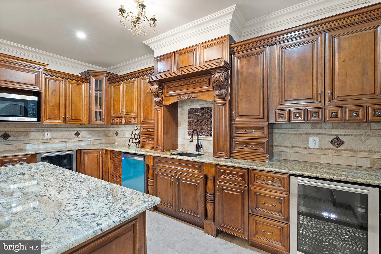 Interior of the private residence