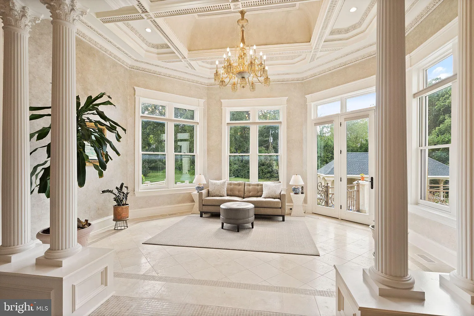Interior of the private residence