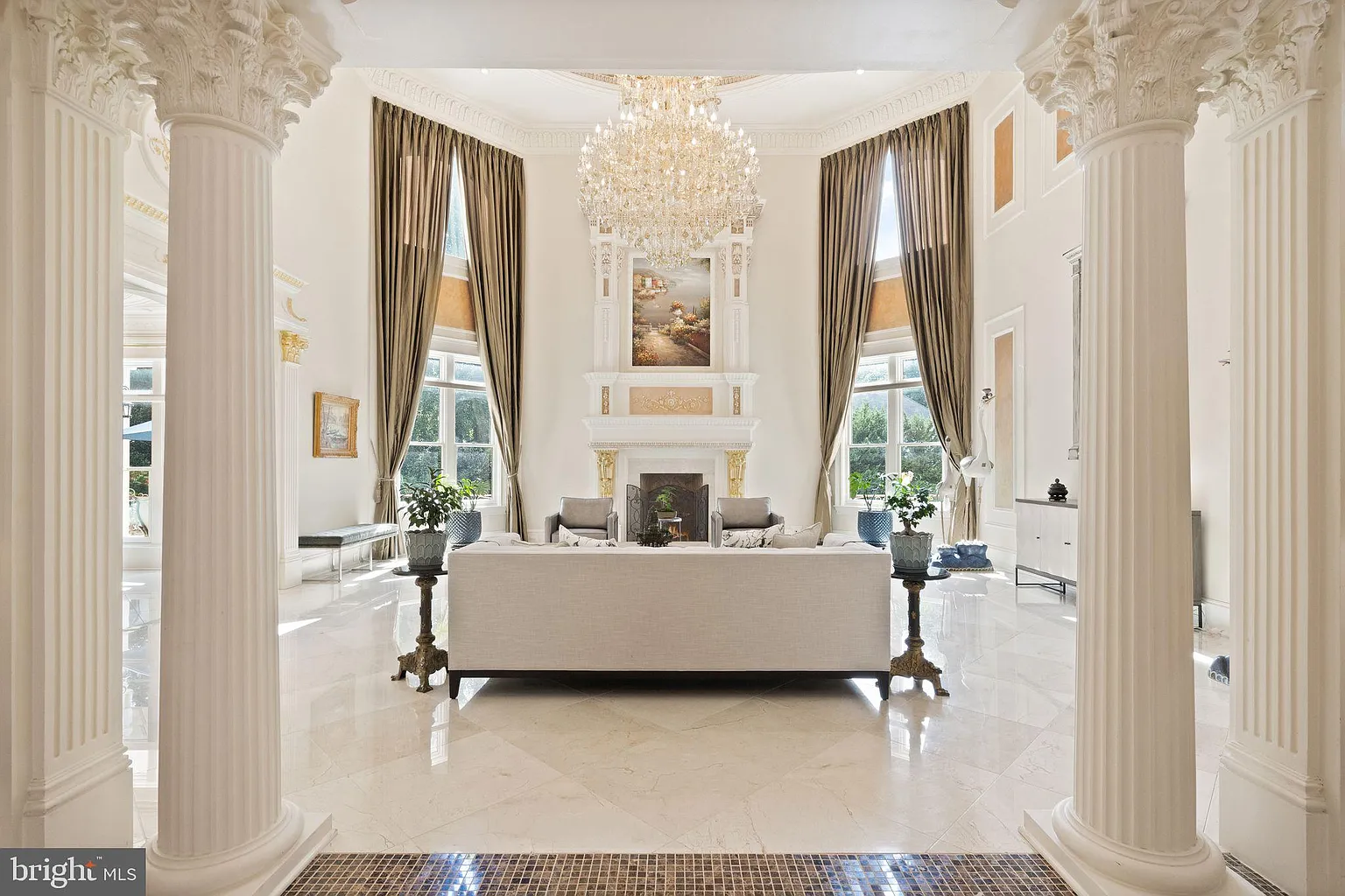 Interior of the private residence